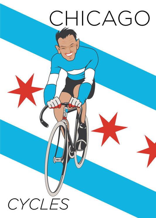Chicago Cycles Print