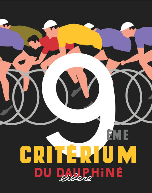 Criterium Bicyclists Print