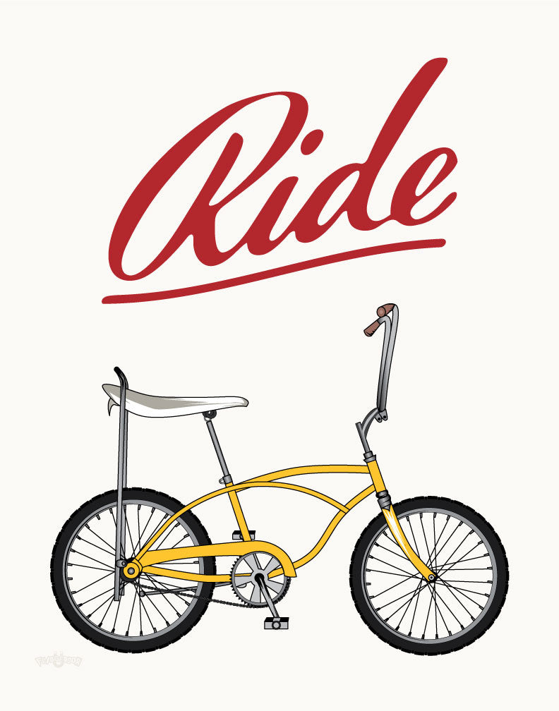 Ride Stingray Bike Print