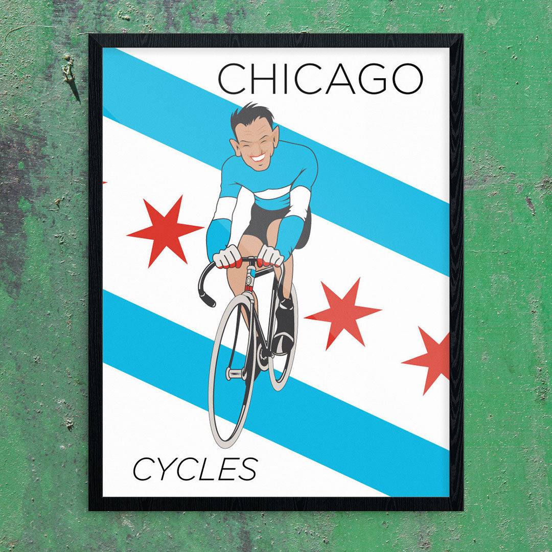 Chicago Cycles Print