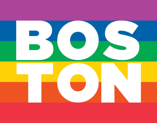 Boston Diversity Flag Print