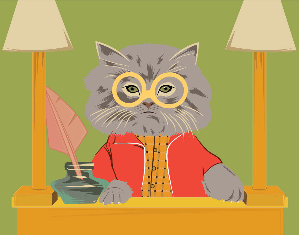 Judgmental Cat Print