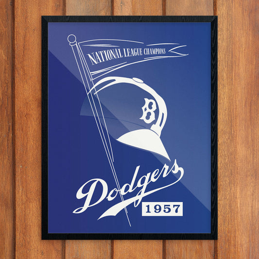 Brooklyn Dodgers 1957 National League Champions Print