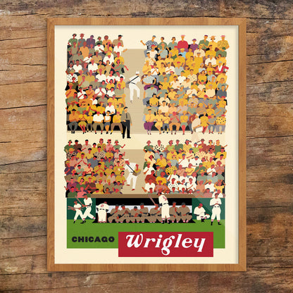 Chicago Wrigley Baseball Stands Print