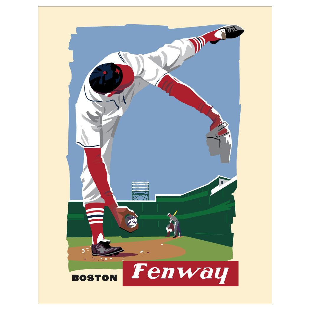 Boston Fenway Pitcher Print
