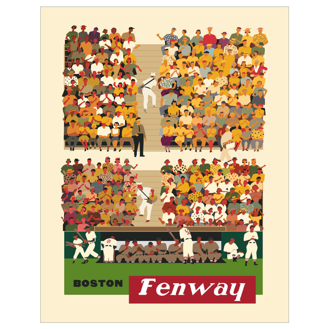Boston Fenway Baseball Stands Print