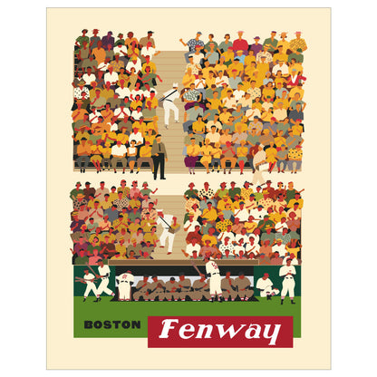 Boston Fenway Baseball Stands Print