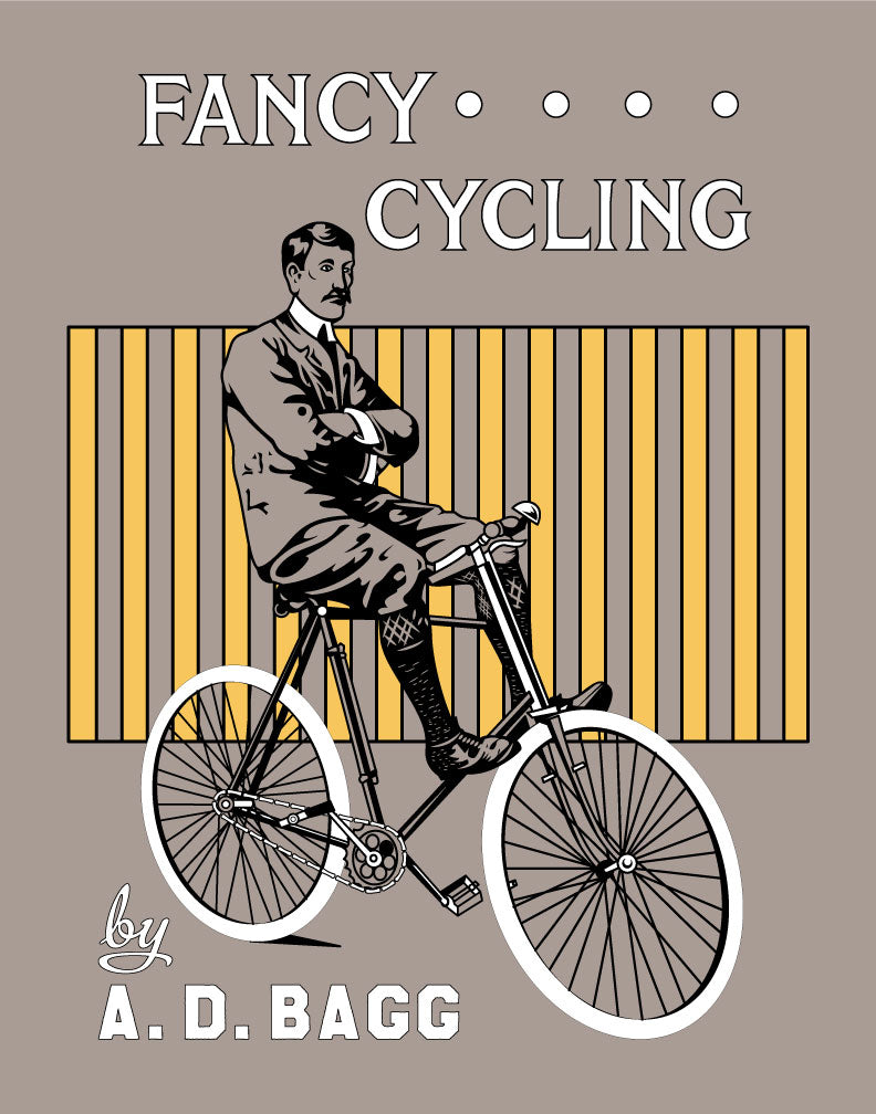 Fancy Cycling by A.D.Bagg Print