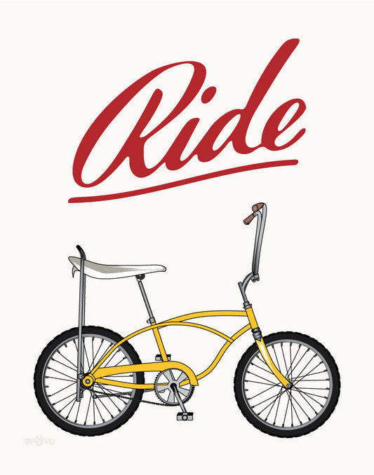 Ride Stingray Bike Print