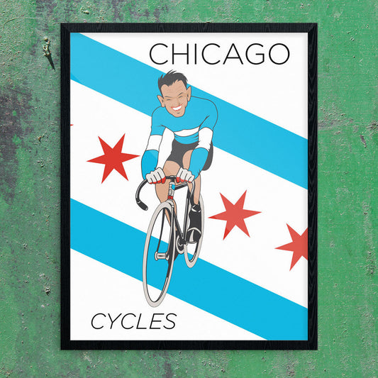 Chicago Cycles Print