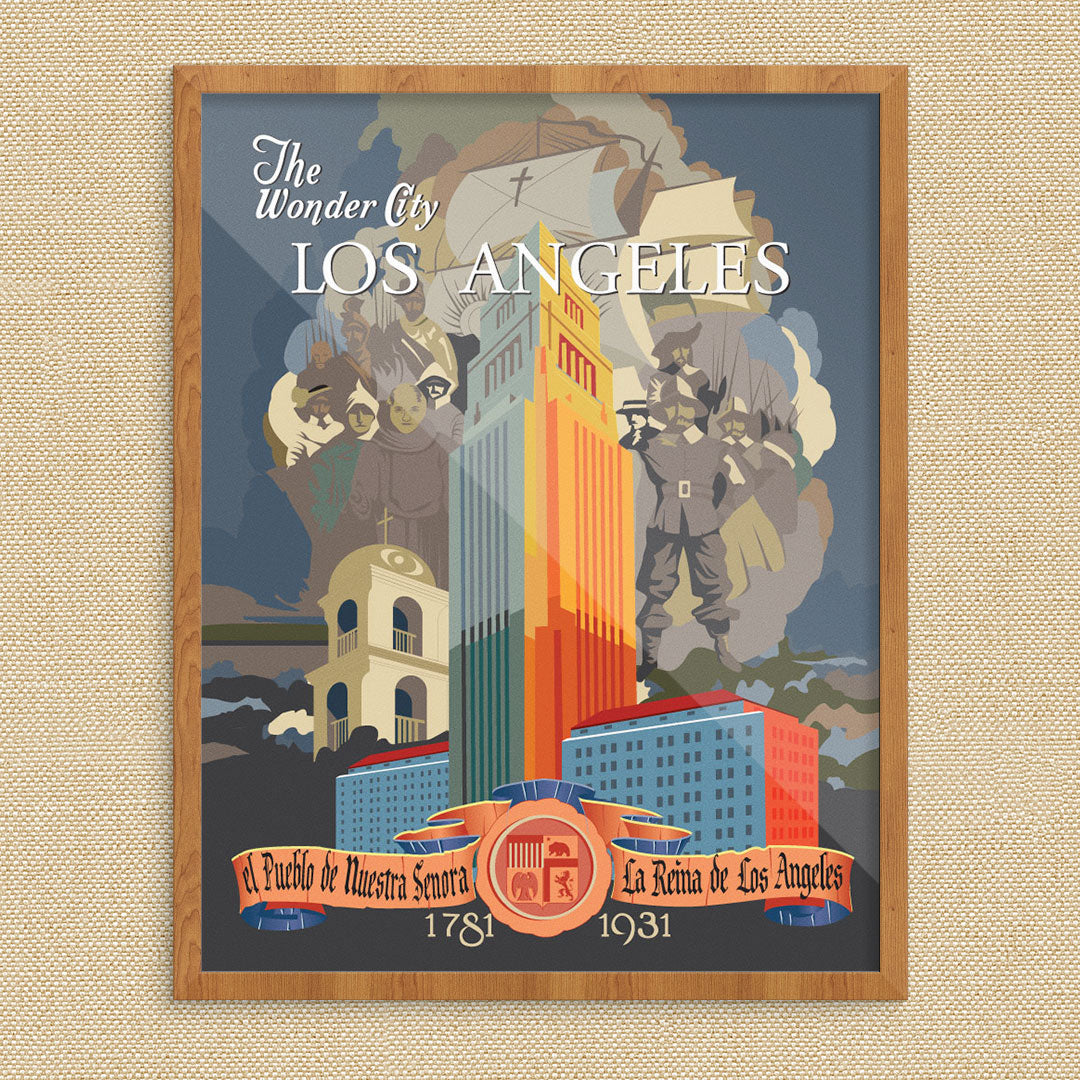 Los Angeles The Wonder City Print
