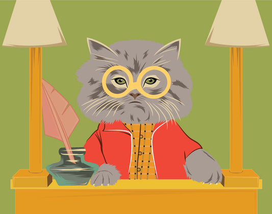 Judgmental Cat Print