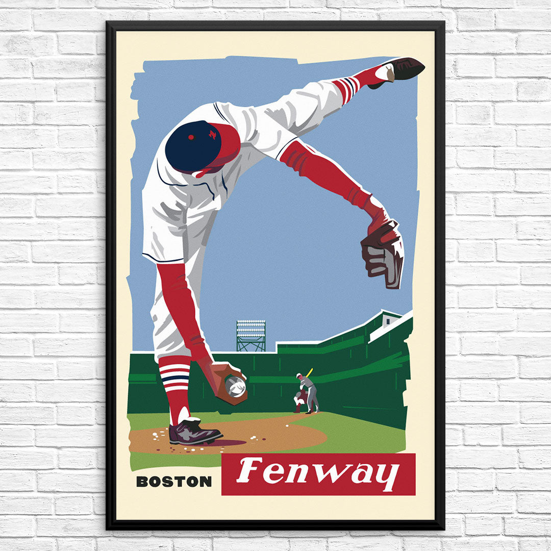 Boston Fenway Pitcher Print