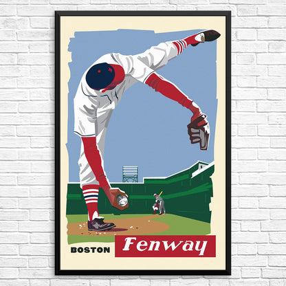 Boston Fenway Pitcher Print
