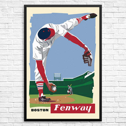 Boston Fenway Pitcher Print