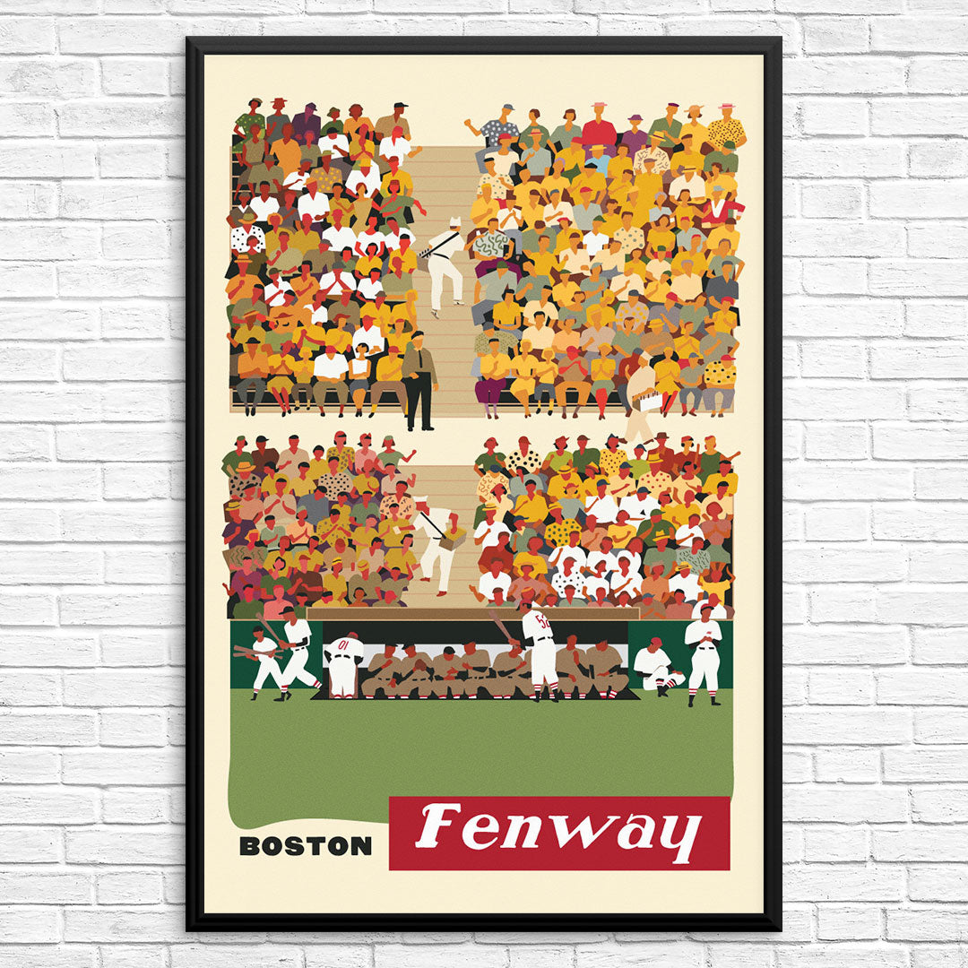Boston Fenway Baseball Stands Print