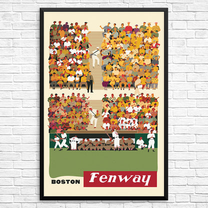 Boston Fenway Baseball Stands Print