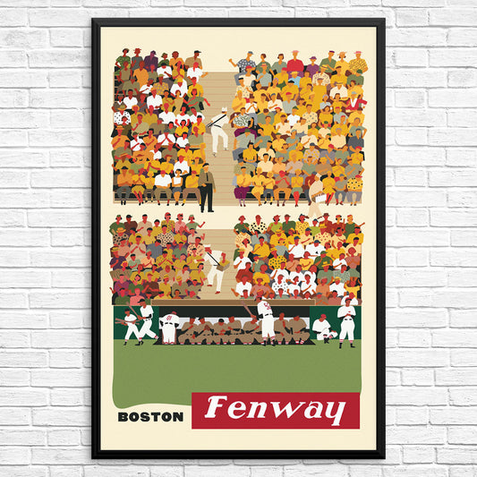 Boston Fenway Baseball Stands Print