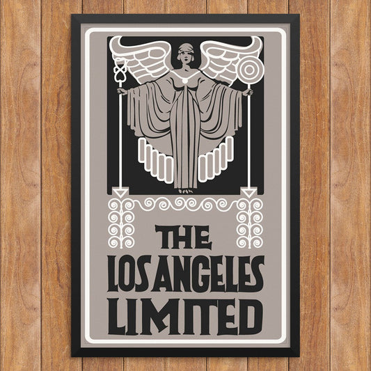 Los Angeles Limited Train Logo Print