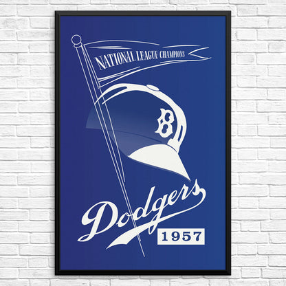 Brooklyn Dodgers 1957 National League Champions Print