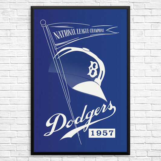 Brooklyn Dodgers 1957 National League Champions Print